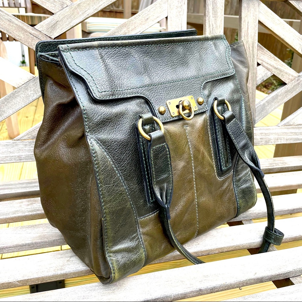 Frye Company - olive green tote